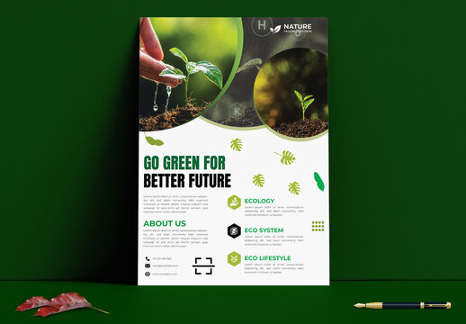 Environment Flyer Design Template