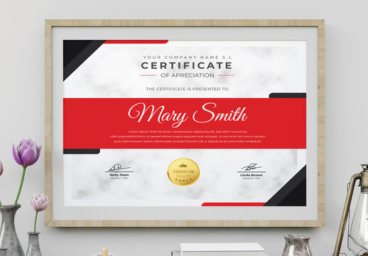 Clean Certificate Design Template