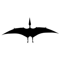 Pterodactyl 2 halloween bat on white background © Nida Fristila Adilah
