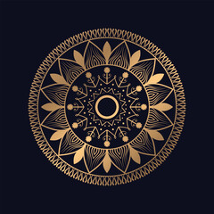 Beautiful floral decorative mandala design background