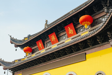 Fototapeta na wymiar Chinese Temples Architectural Designs