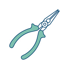 pliers icon vector design template in white background