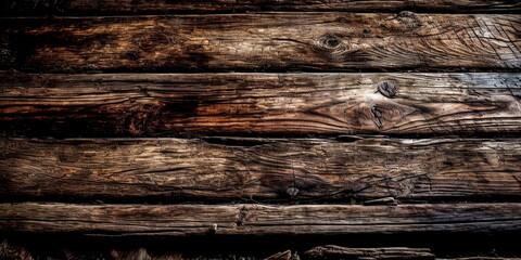 Old wooden background or texture. Dark wood texture. Old wooden background