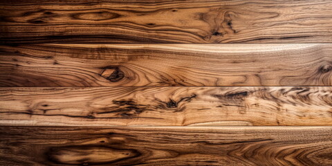 Walnut wood texture. Super long walnut planks texture background