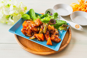 おいしそうな酢豚