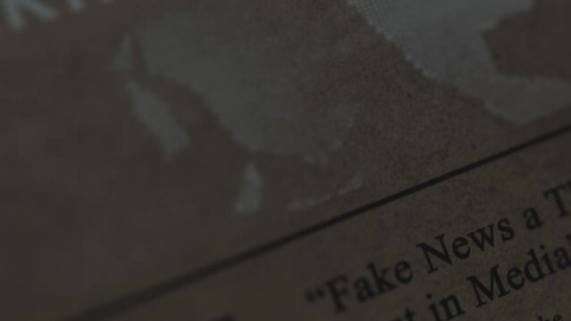 Various article about fake news in the modern media with ai generated missleading facts