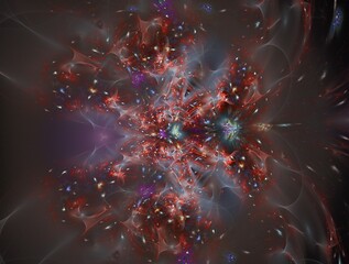Imaginatory fractal abstract background Image