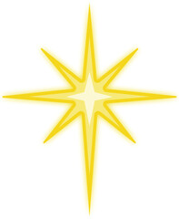 golden star vector image
