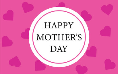 Mother's day simple greeting card