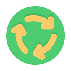 environment, recycling icon