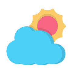 environment, sunny daytime icon