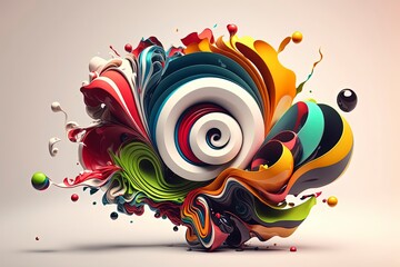 Obraz premium Experience a diverse collection of art shapes and styles with our collection of digital artworks. From abstract to figurative, and everything in between, this collection showcases the beauty of art.