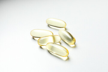 Immunity support capsules - Omega, health care concept