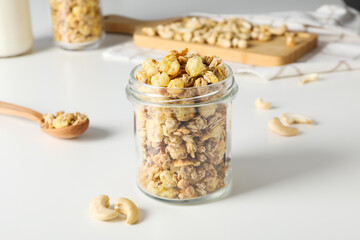 Photo of uncooked food for breakfast - muesli