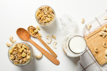 Photo of uncooked food for breakfast - muesli