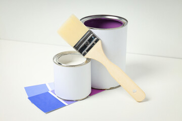Tools for art and repairing - paint, paint in can