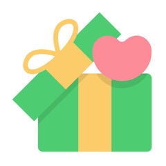 womens day, gift icon