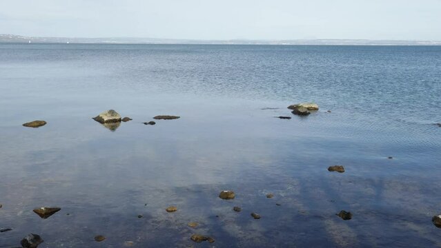 plage du Ranquet sur l'&eacute;tang de Berre &agrave; Istres