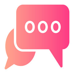 message gradient icon