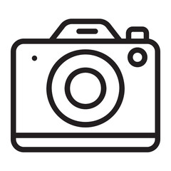 camera line icon
