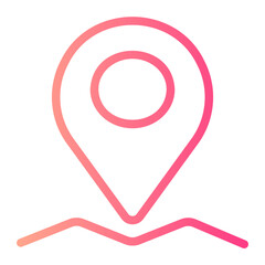 location gradient icon