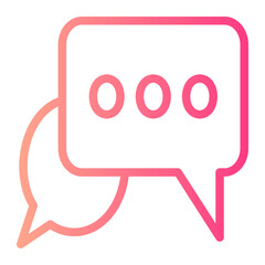 message gradient icon