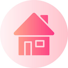 house gradient icon