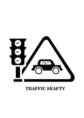 Traffic Seafty car icon