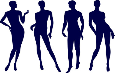 female lingerie mannequin on neutral fon