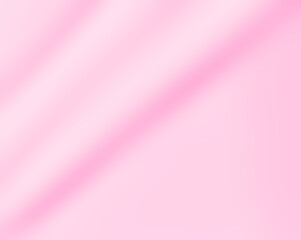 Blurred background. Pattern of luxurious pink fabric texture. Beautiful. Abstract background of fabric waves. 