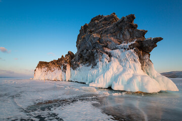 Lake Baikal in winter