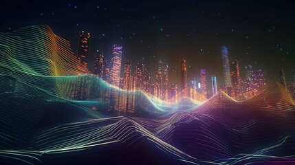 Abstract dot points connections illustration background transformation plexus digital evolution future technology graphic animation network connection technology design , digital ai art	
