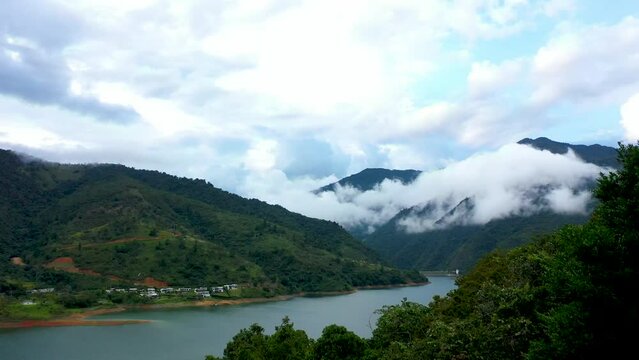 Calima lake(Lago Calima)-4K Drone shot-Colombia