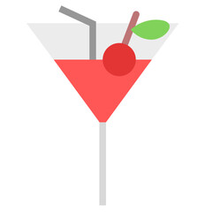 Food and drinks icon. Restaurant Flat icon Vector illustration.