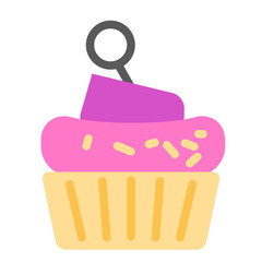 Food and drinks icon. Restaurant Flat icon Vector illustration.