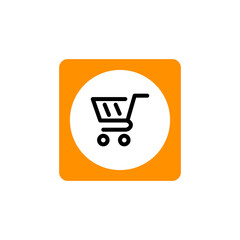 Shop cart icon symbol online basket vector illustration