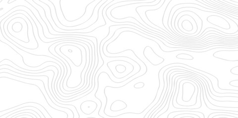 Black and white lines seamless Topographic map patterns, topography line map. Vintage outdoors style. The stylized height of the topographic map contour in lines and contours isolated on transparent.
