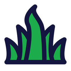 springtime season icon style elements