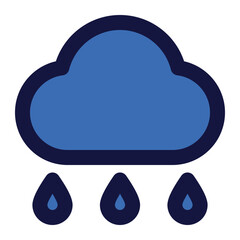 springtime season icon style elements