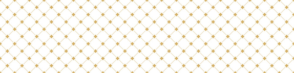 Seamless geometric pattern of diagonal lines and elements of oriental ornament. Flat style.