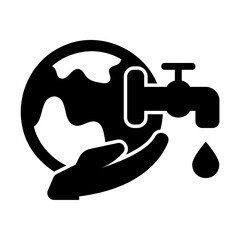 environment, save water icon