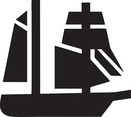 Obraz na płótnie Canvas Boat icon symbol design vector image. Illustration of the ship boat transportation design image. EPS 10.