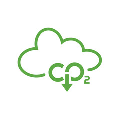 Obraz premium reducing CO2 emissions to stop climate change. green energy background 