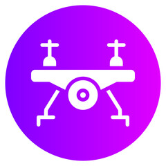 drone gradient icon