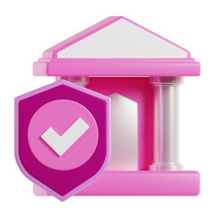 Obraz premium home insurance 3d icon