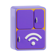 Smart cabiner 3d icon
