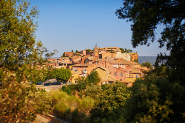 Fototapeta na wymiar Scenic view of Roussillon, Provence, France