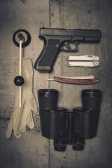 blunt objects and binoculars