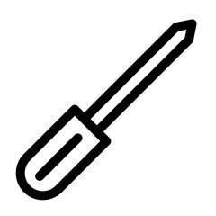 screwdriver line icon