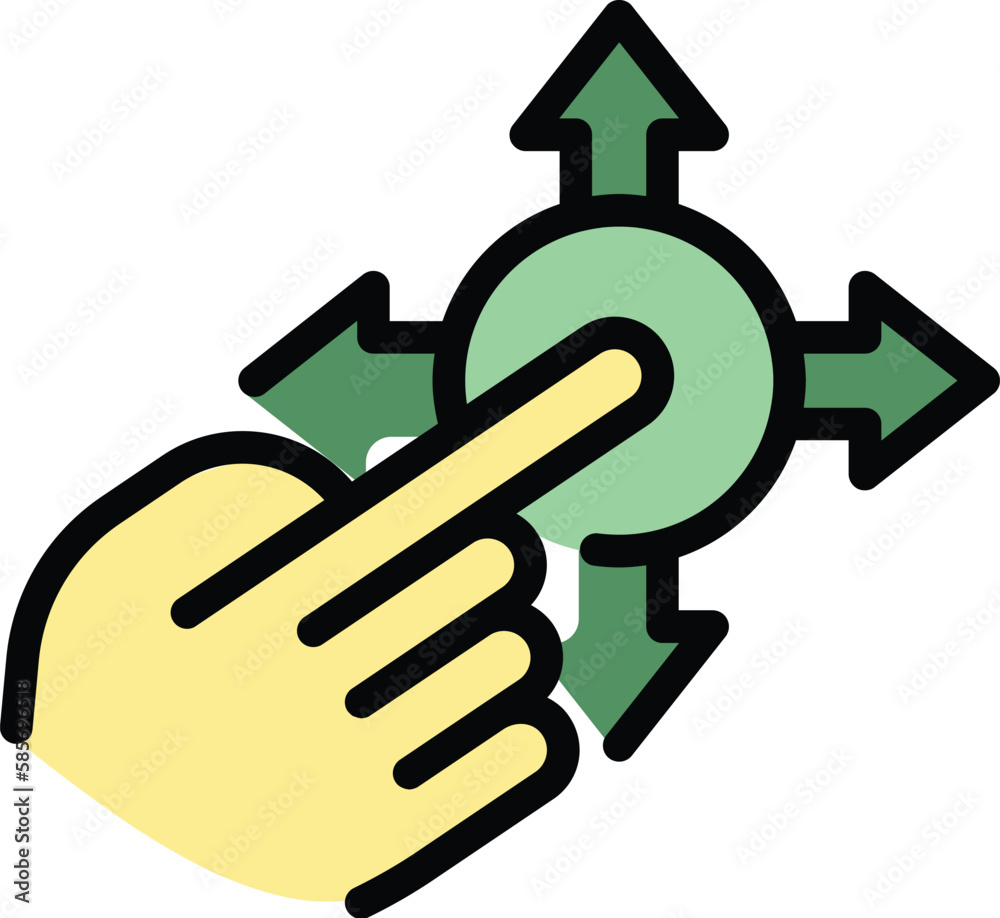 Poster human resources button icon. outline human resources button vector icon for web design isolated on w